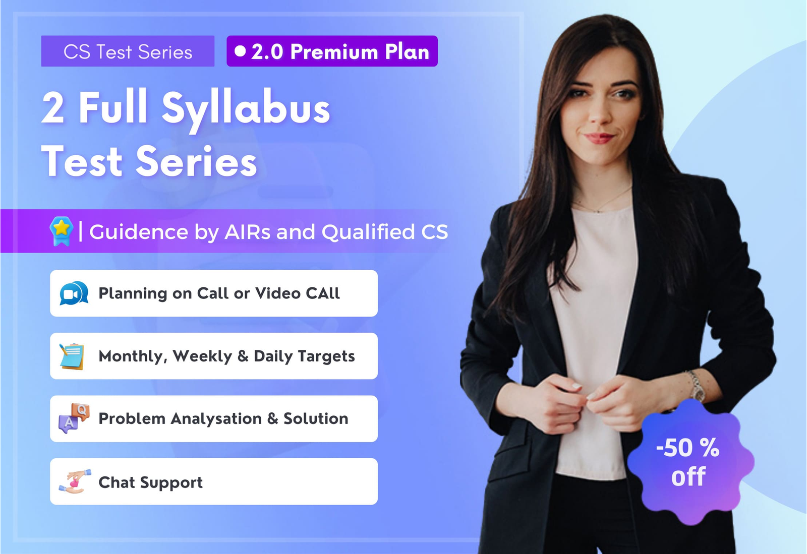 2 Full Syllabus 2.0 Premium Test - CS Executive New