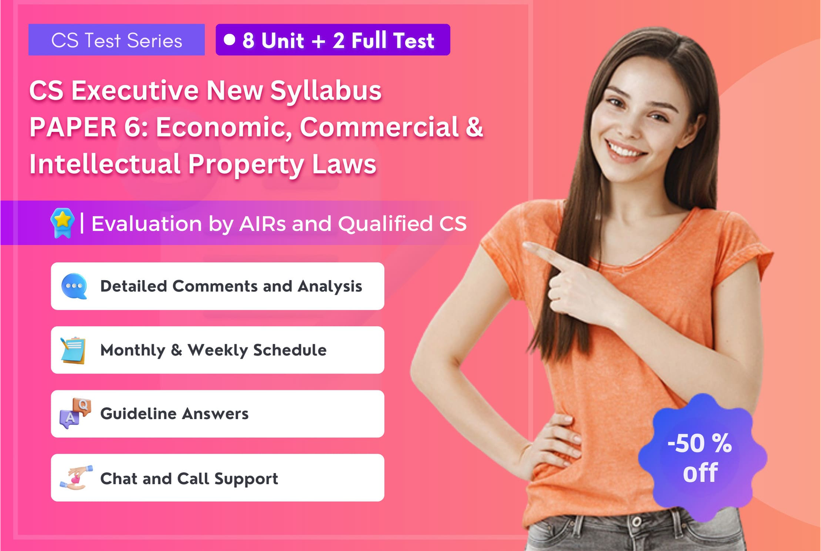 CS EXECUTIVE NEW PAPER 6: Economic, Commercial & Intellectual Property Laws (8 + 2) NEW SYLLABUS